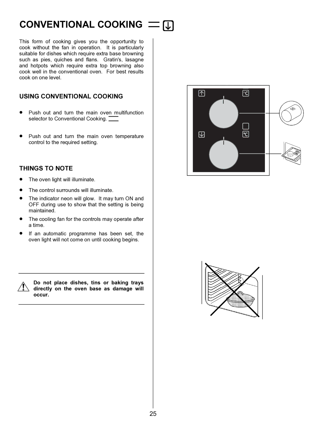 AEG 311704300, U7101-4 manual Using Conventional Cooking 