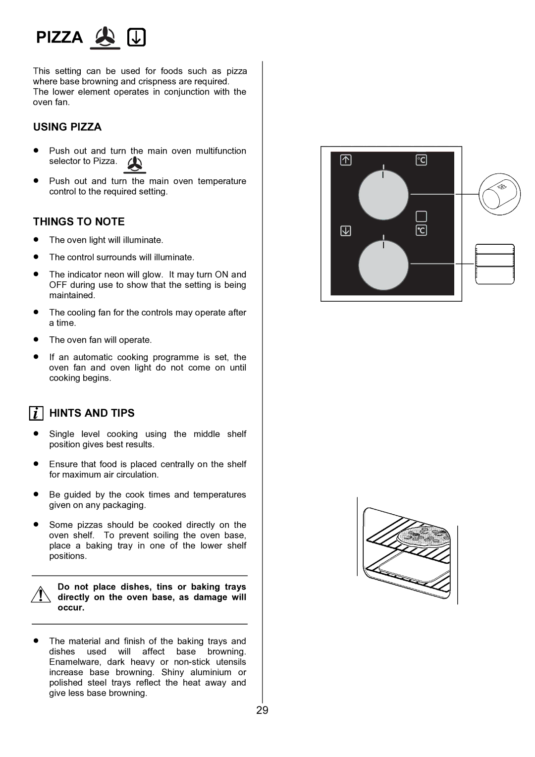 AEG 311704300, U7101-4 manual Using Pizza 