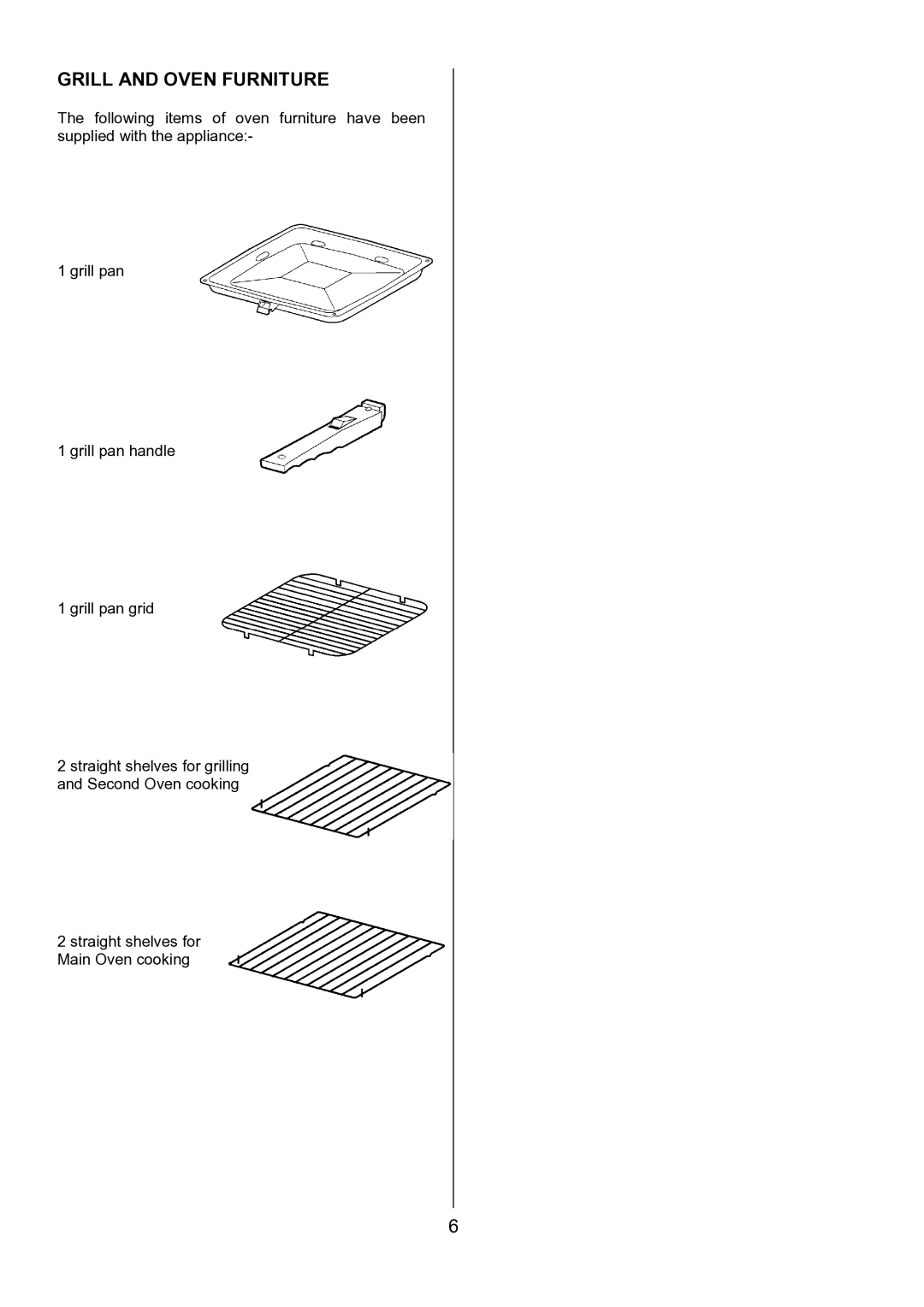 AEG U7101-4, 311704300 manual Grill and Oven Furniture 