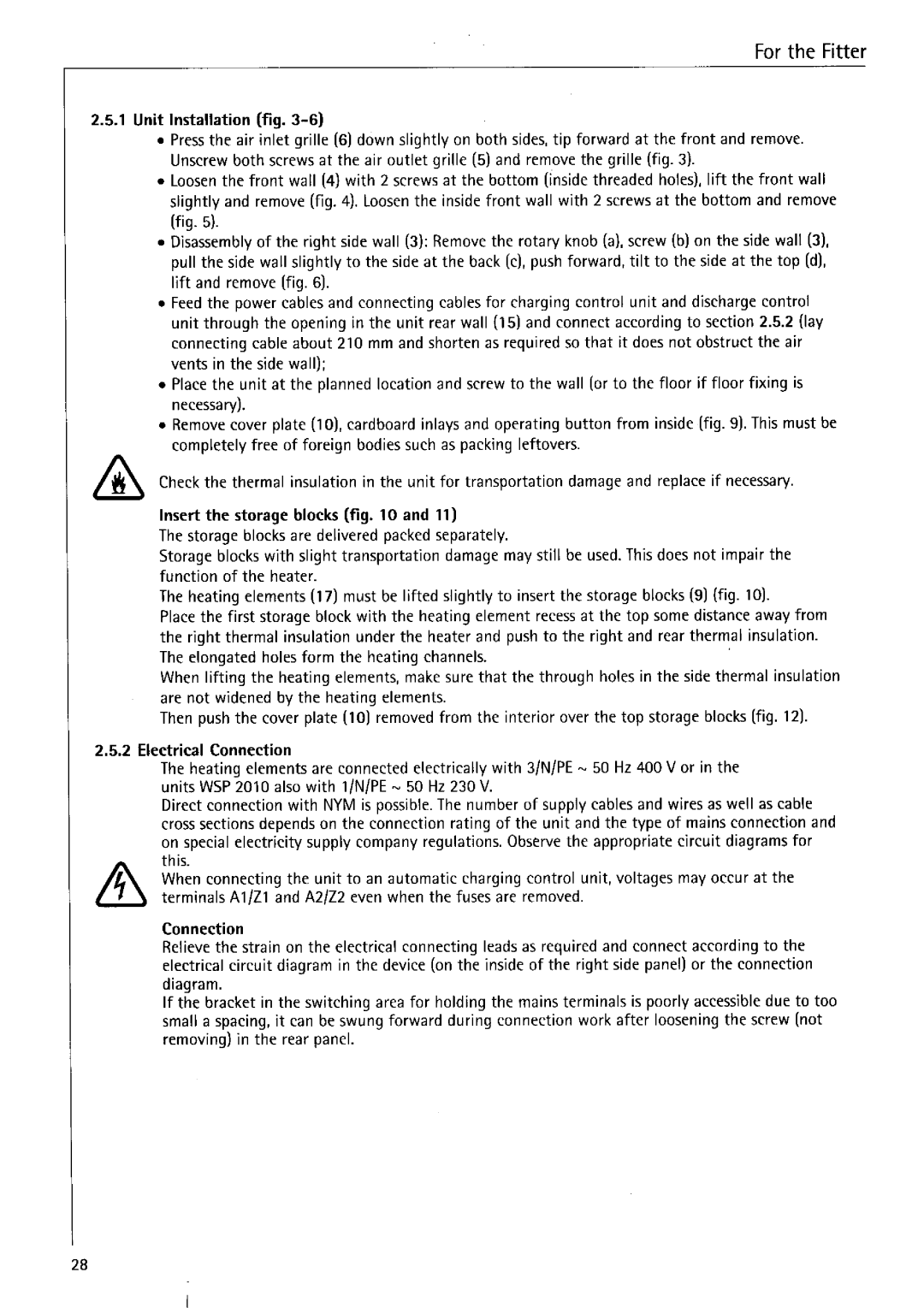 AEG WSP 4010, WSP 3010, WSP 6010, WSP 2010, WSP 7010, WSP 5010 manual 