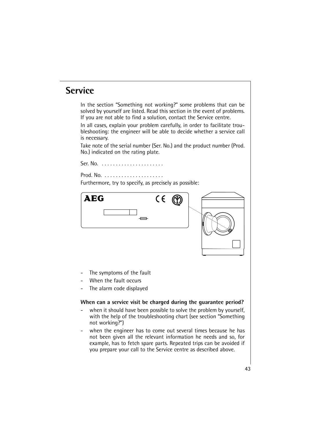 Aegis Micro 12820 manual Service, IPX4 