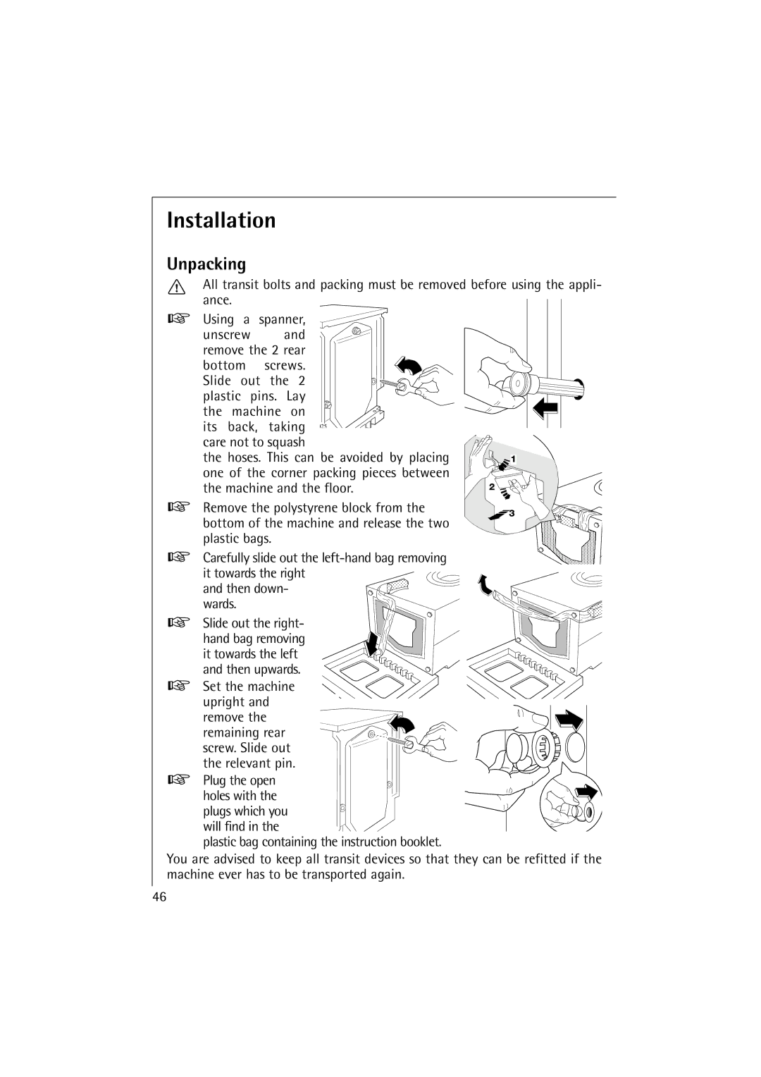 Aegis Micro 12820 manual Installation, Unpacking 