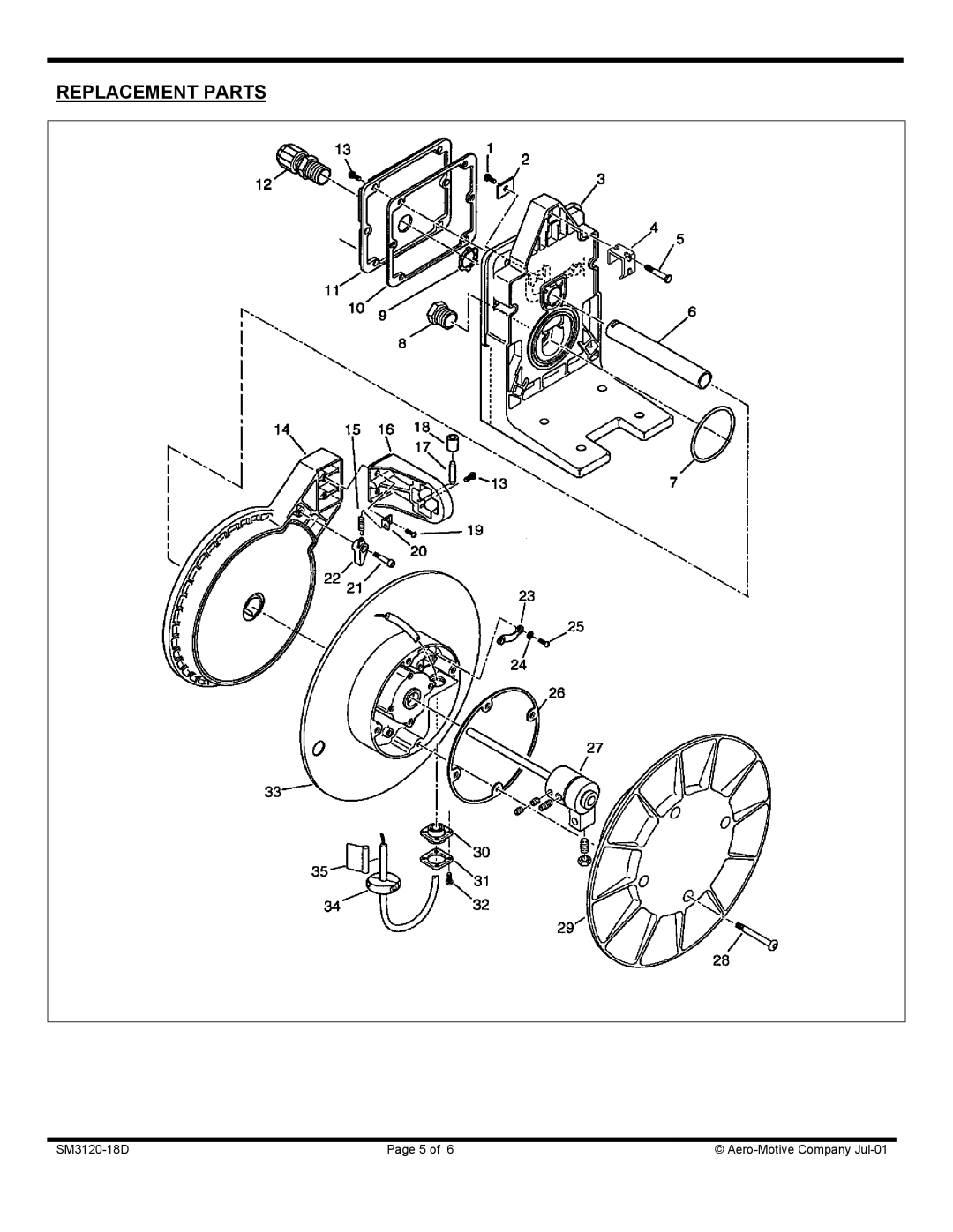 Aero Housewares GR900 Series manual Replacement Parts 