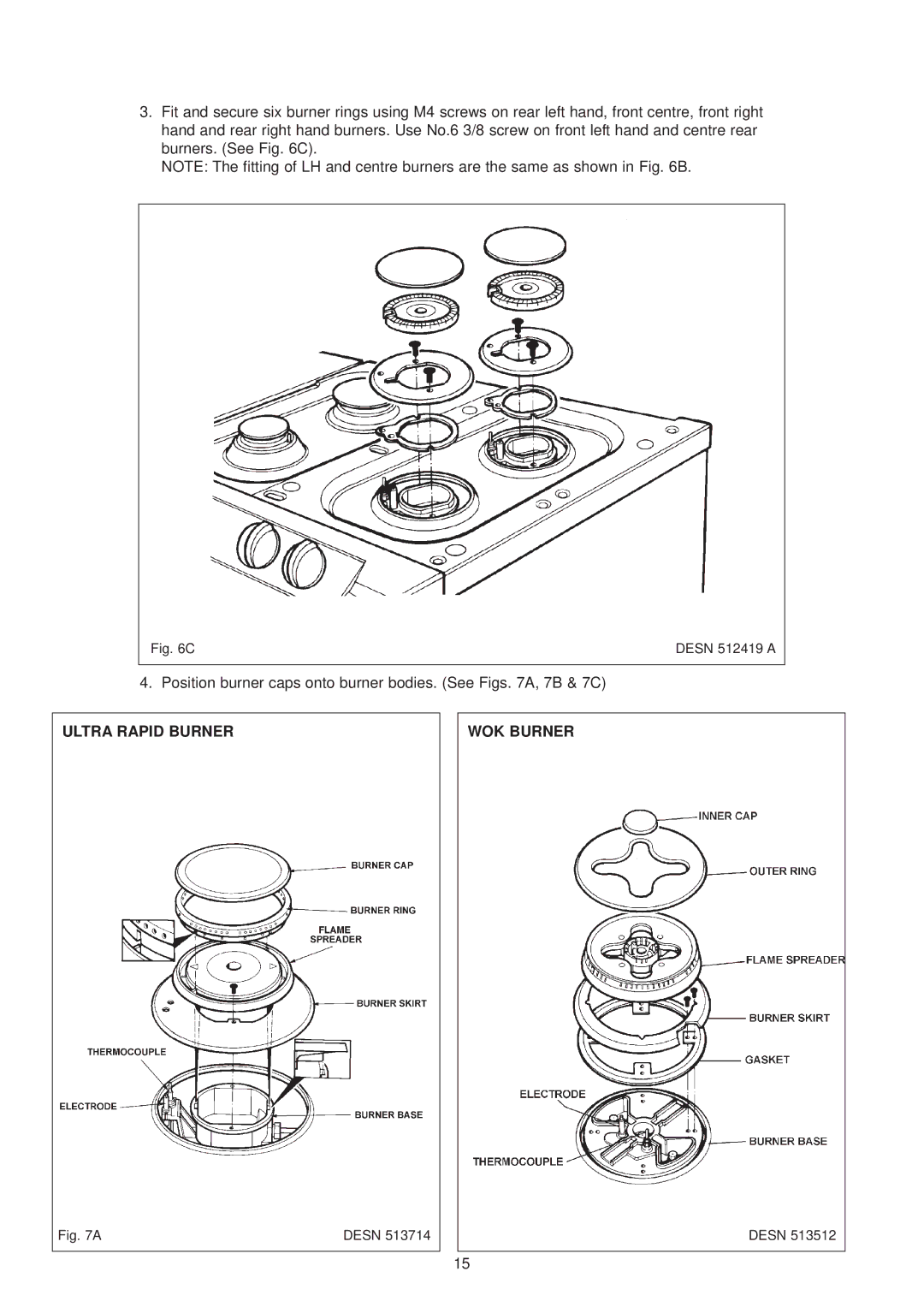 Aga Ranges 6-4 Series owner manual Ultra Rapid Burner WOK Burner 