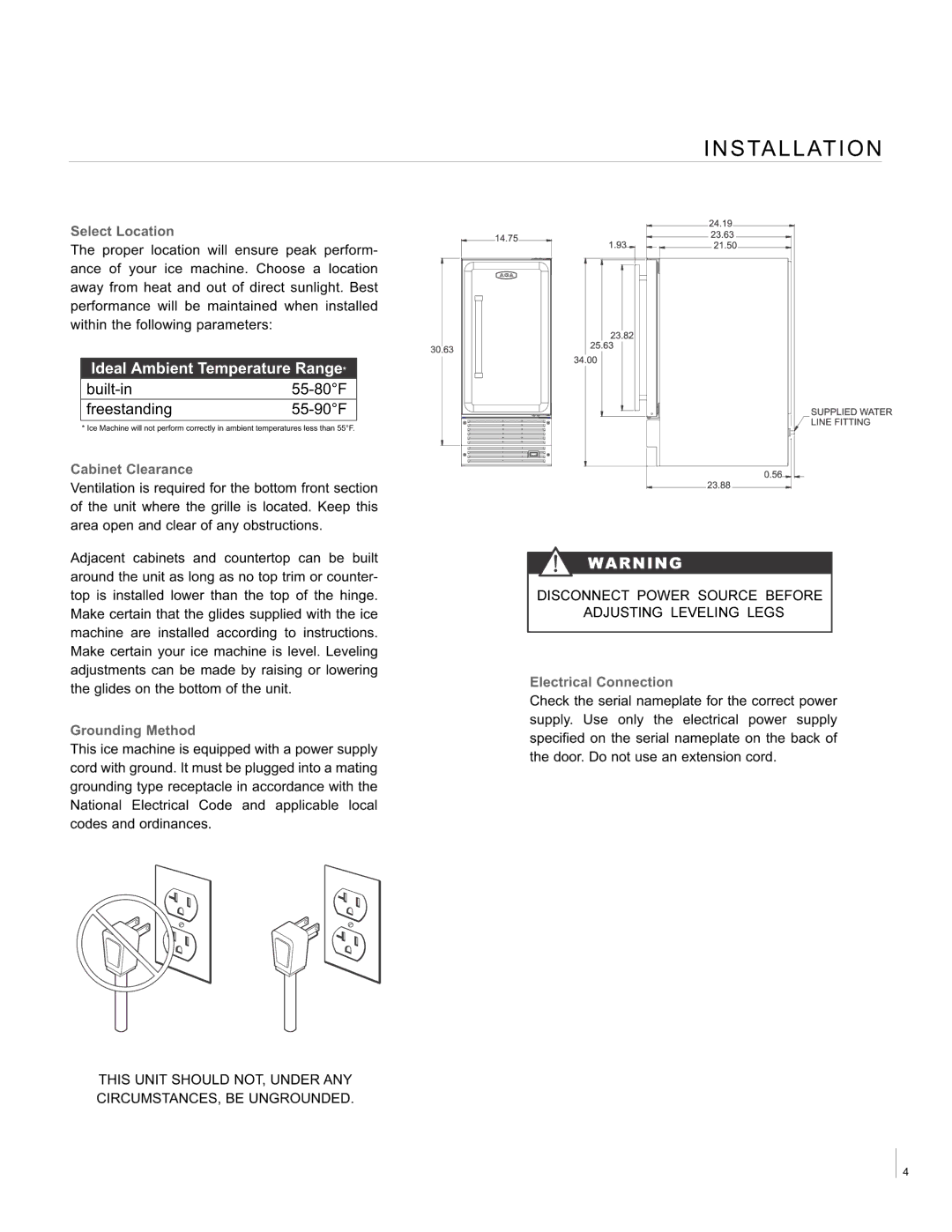 Aga Ranges ACIM-15 manual 