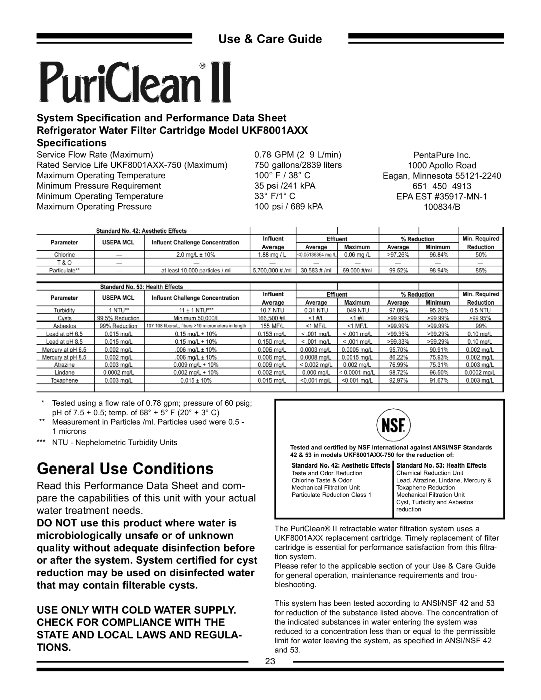 Aga Ranges AFHR-36 manual General Use Conditions 