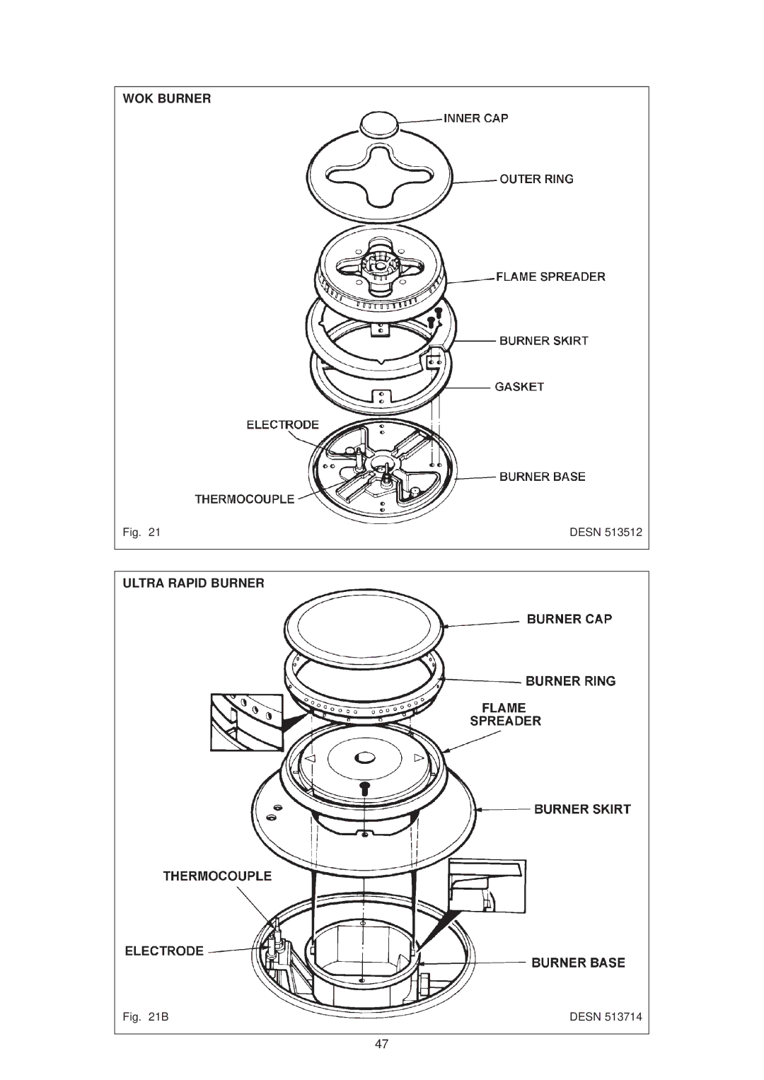 Aga Ranges dc6 owner manual WOK Burner, Ultra Rapid Burner 