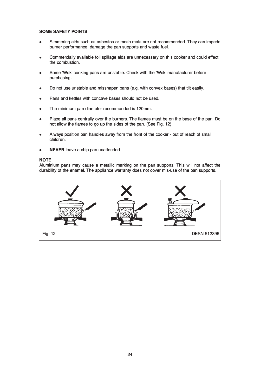 Aga Ranges dc6 owner manual Some Safety Points 