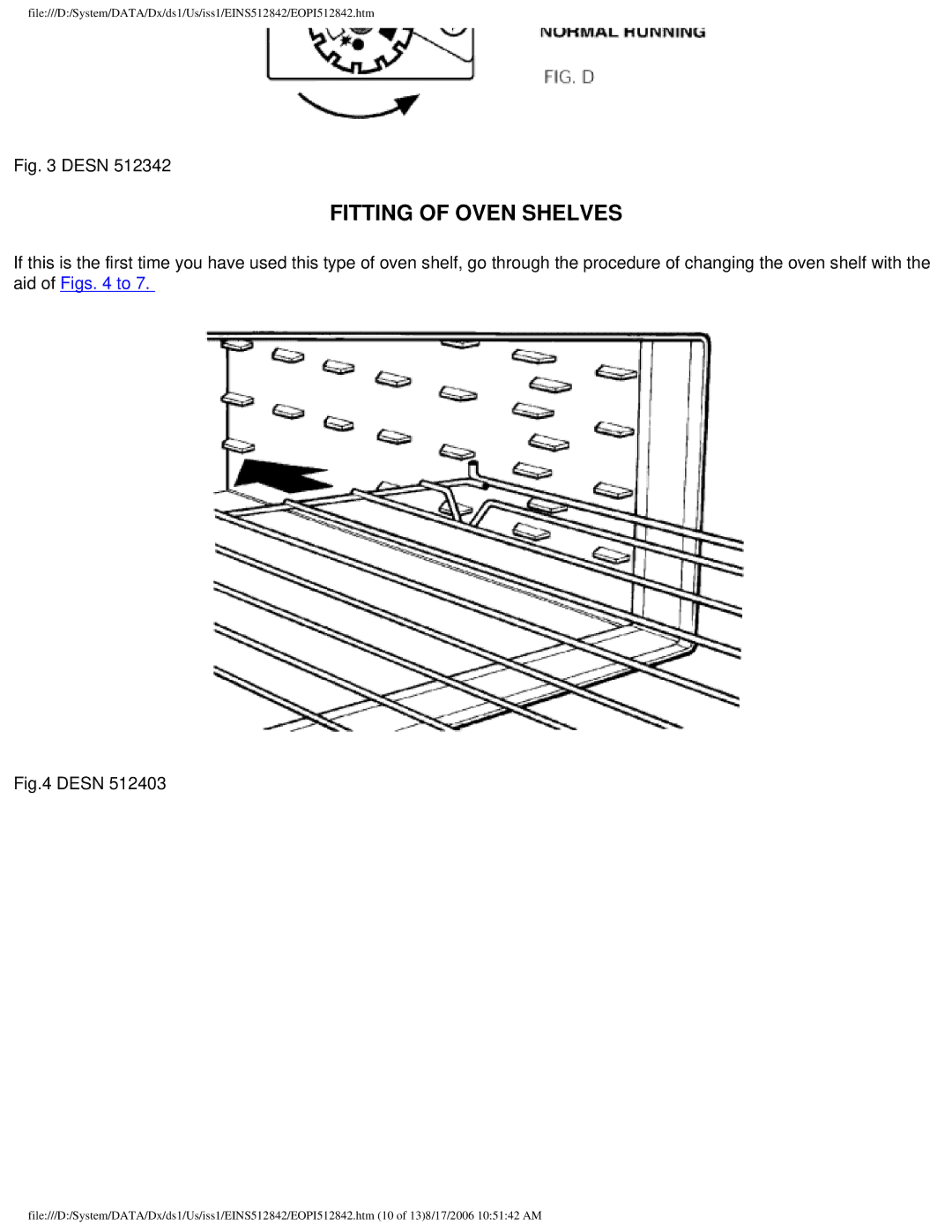 Aga Ranges GC3 manual Fitting of Oven Shelves 