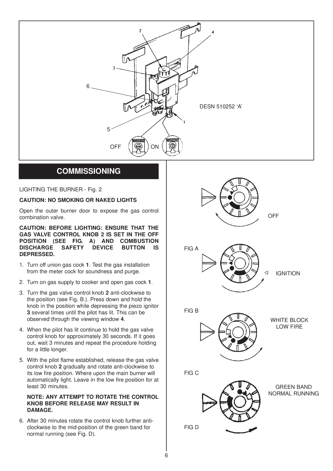 Aga Ranges GCB, GEB installation instructions Commissioning 