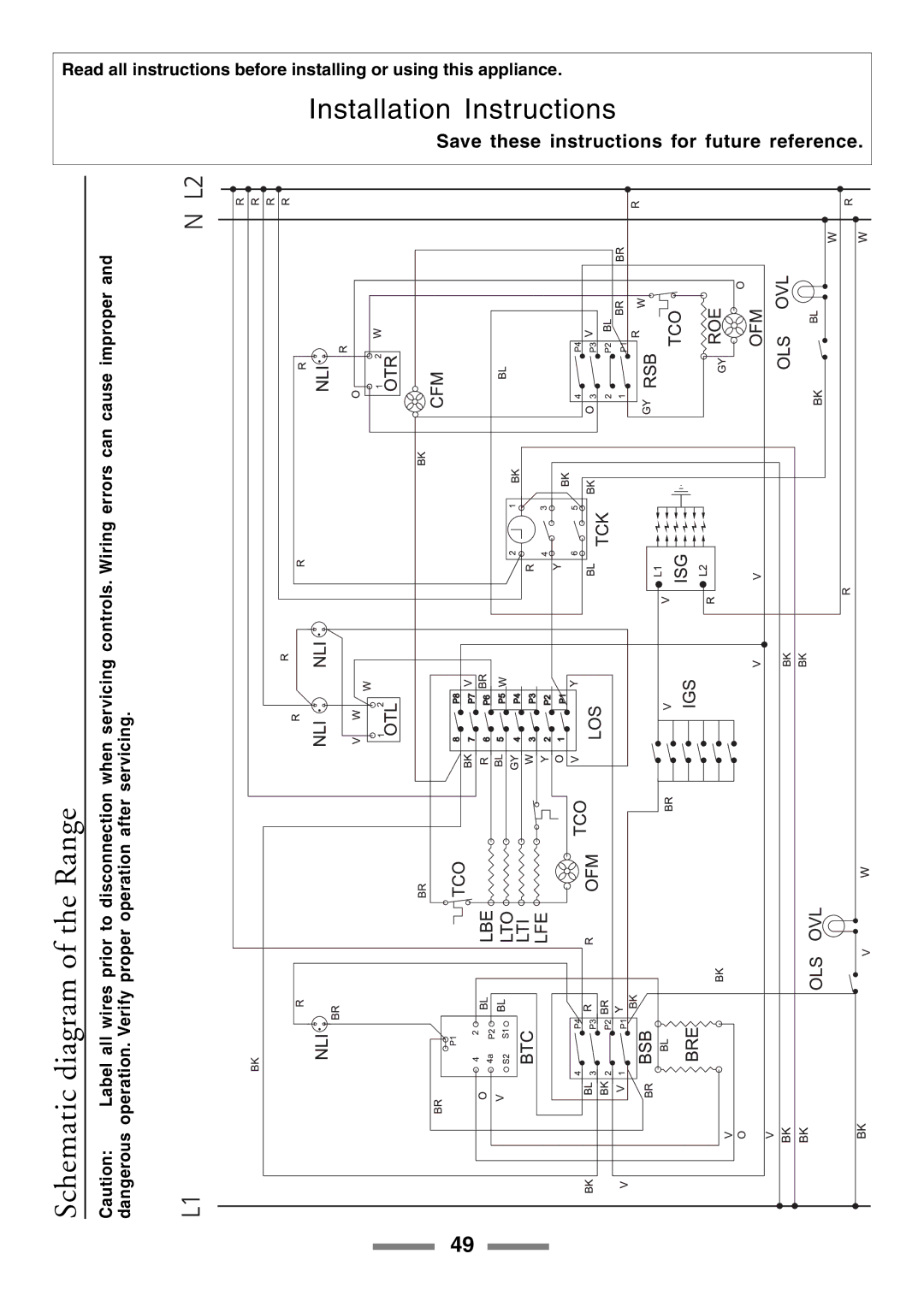 Aga Ranges U104001-03 manual Installation Instructions 