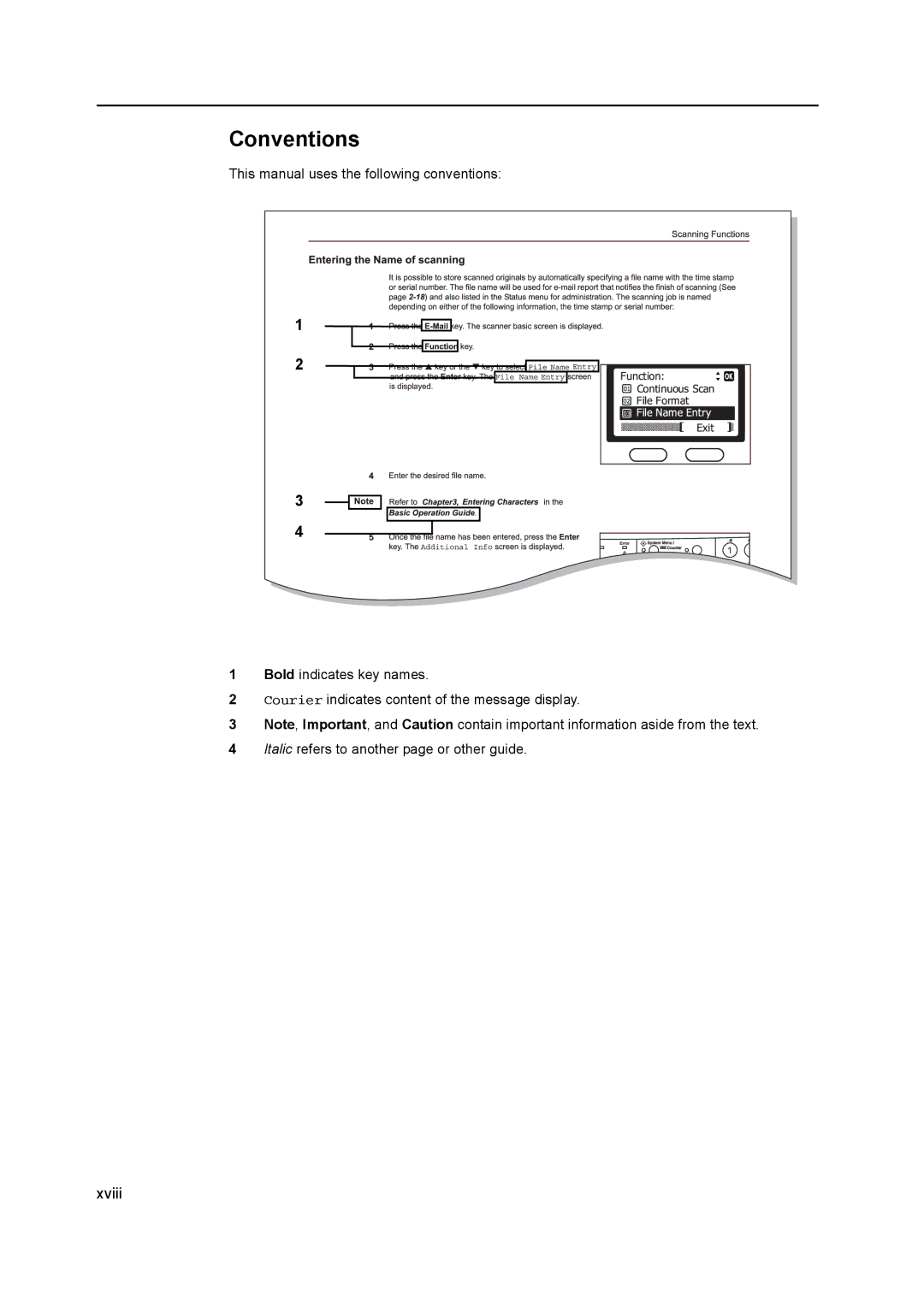 AGFA 1815 Copier manual Conventions 