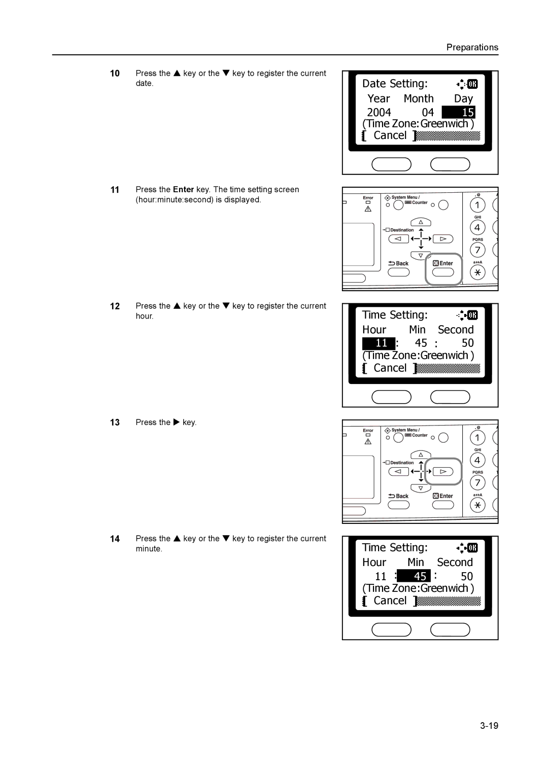 AGFA 1815 Copier manual Preparations 