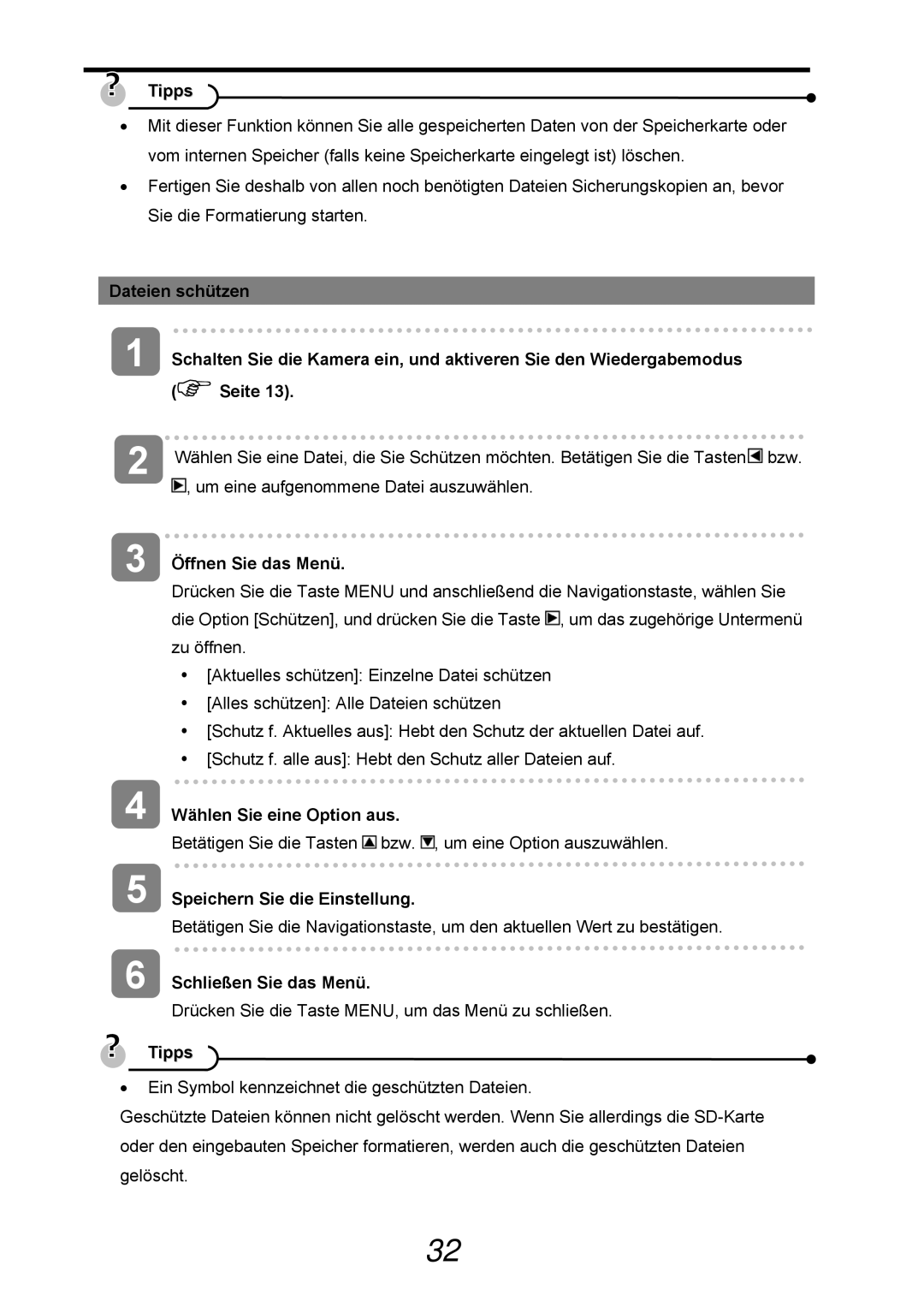 AGFA 505-D manual Wählen Sie eine Option aus, Schließen Sie das Menü 