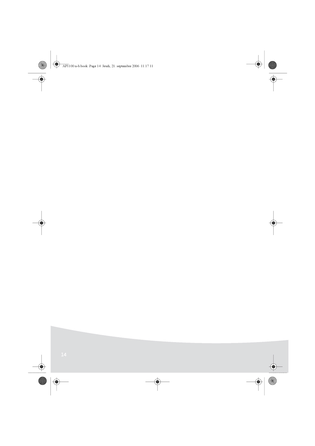 AGFA manual AP1100 n-b.book Page 14 Jeudi, 21. septembre 2006 1117 