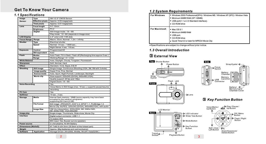 AGFA DC-504 manual GetToKnow YourCamera 