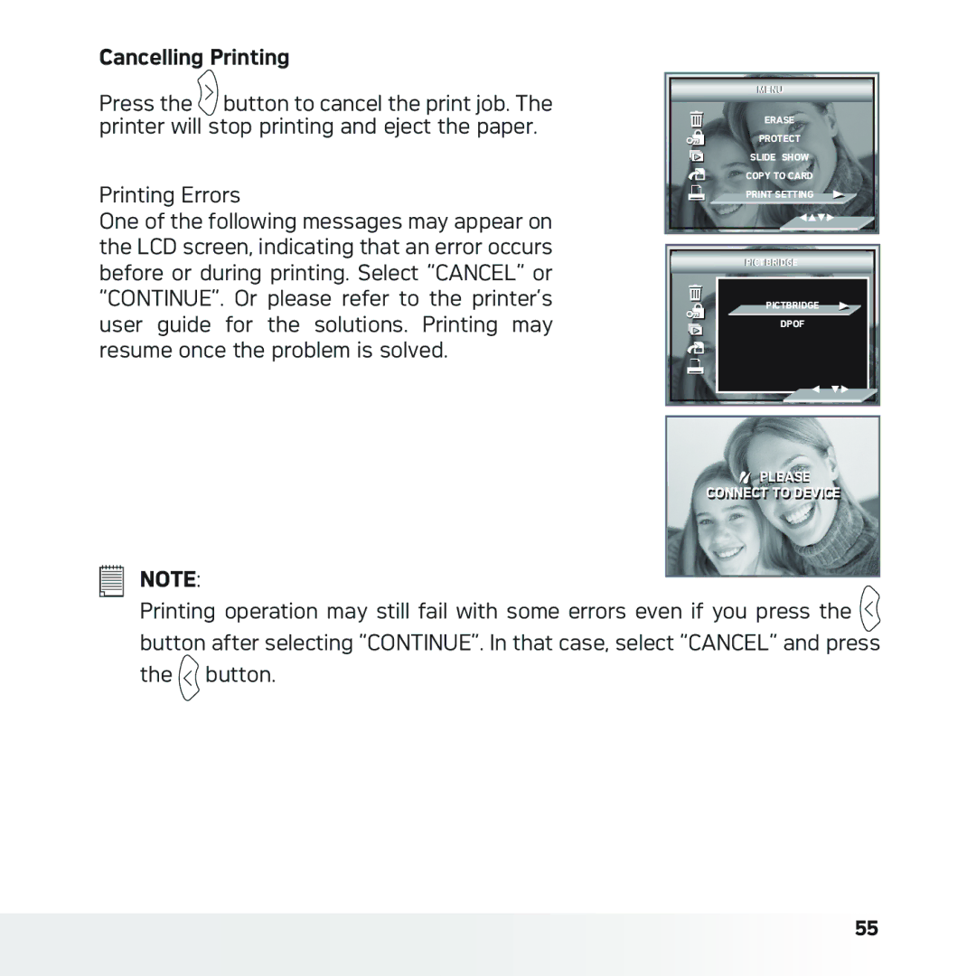 AGFA DC-630x user manual Cancelling Printing 