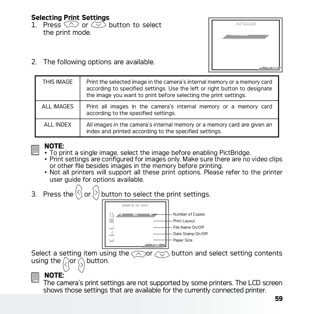 AGFA DC-630x user manual Selecting Print Settings, This Image 