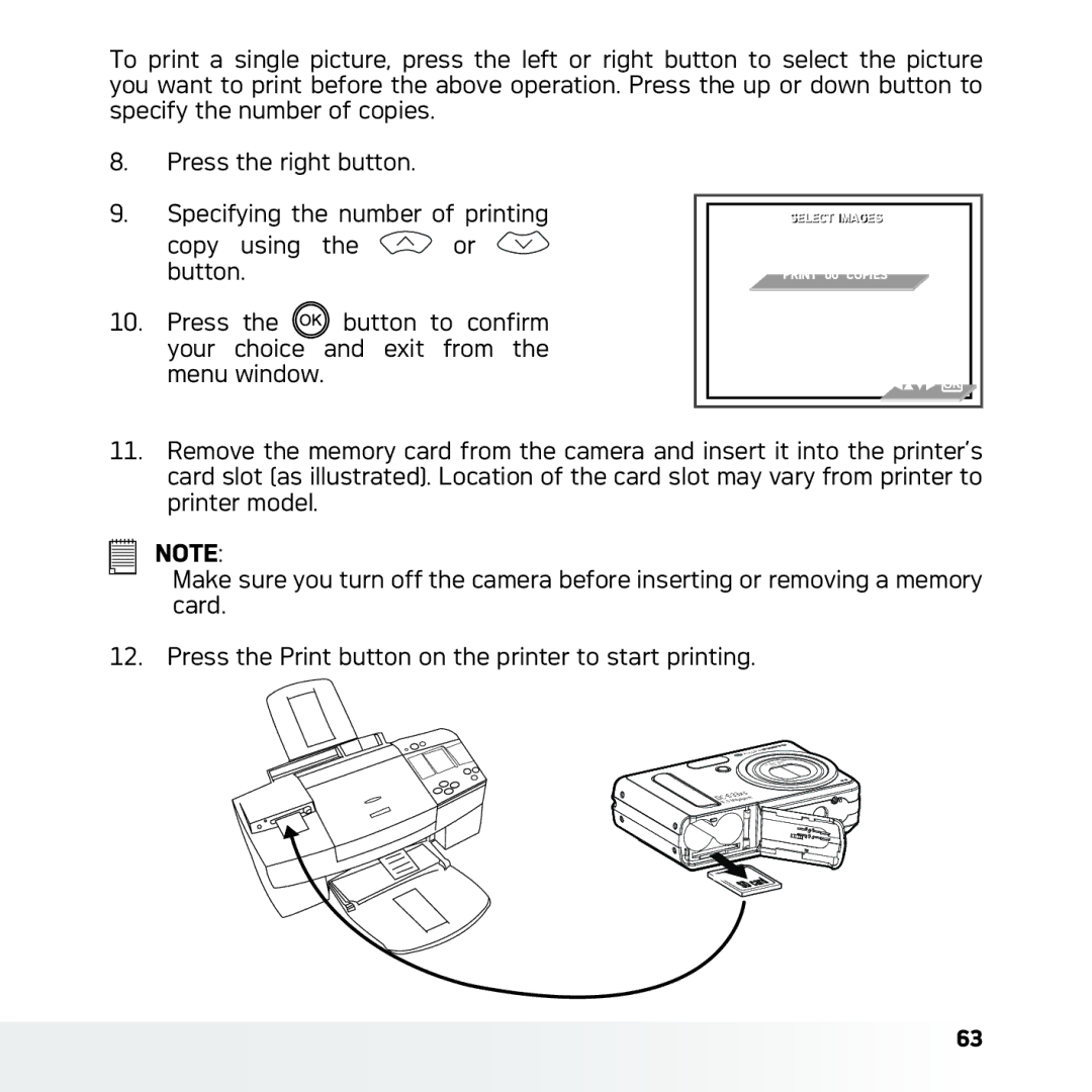 AGFA DC-630x user manual Select Images 