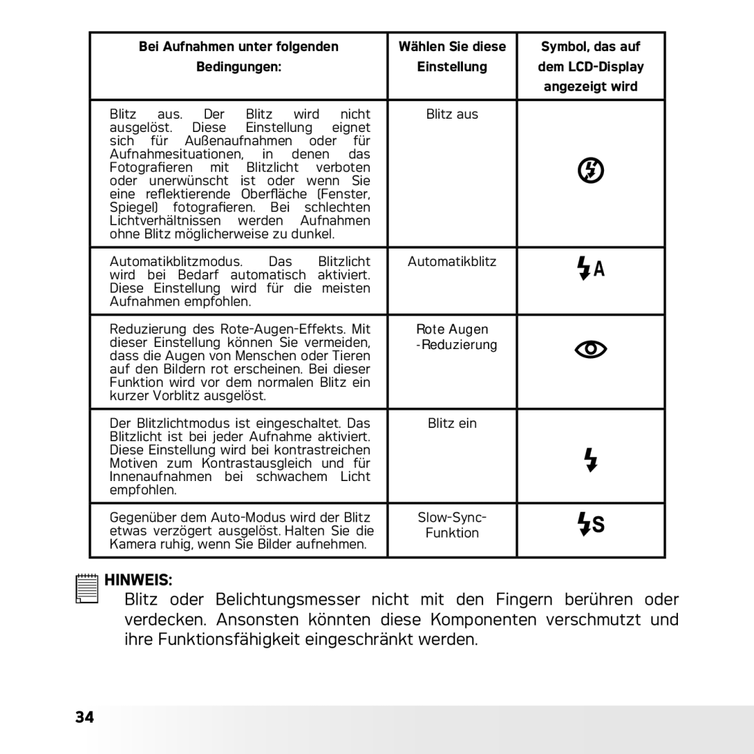 AGFA DC-633xs manual Einstellung Dem LCD-Display Angezeigt wird 