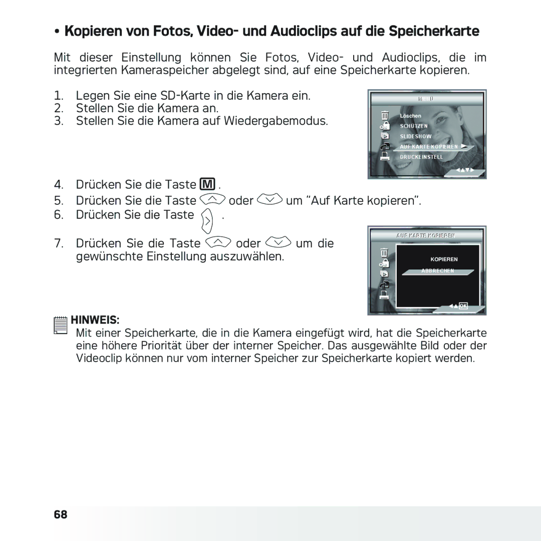 AGFA DC-633xs manual Stellen Sie die Kamera auf Wiedergabemodus, Gewünschte Einstellung auszuwählen 