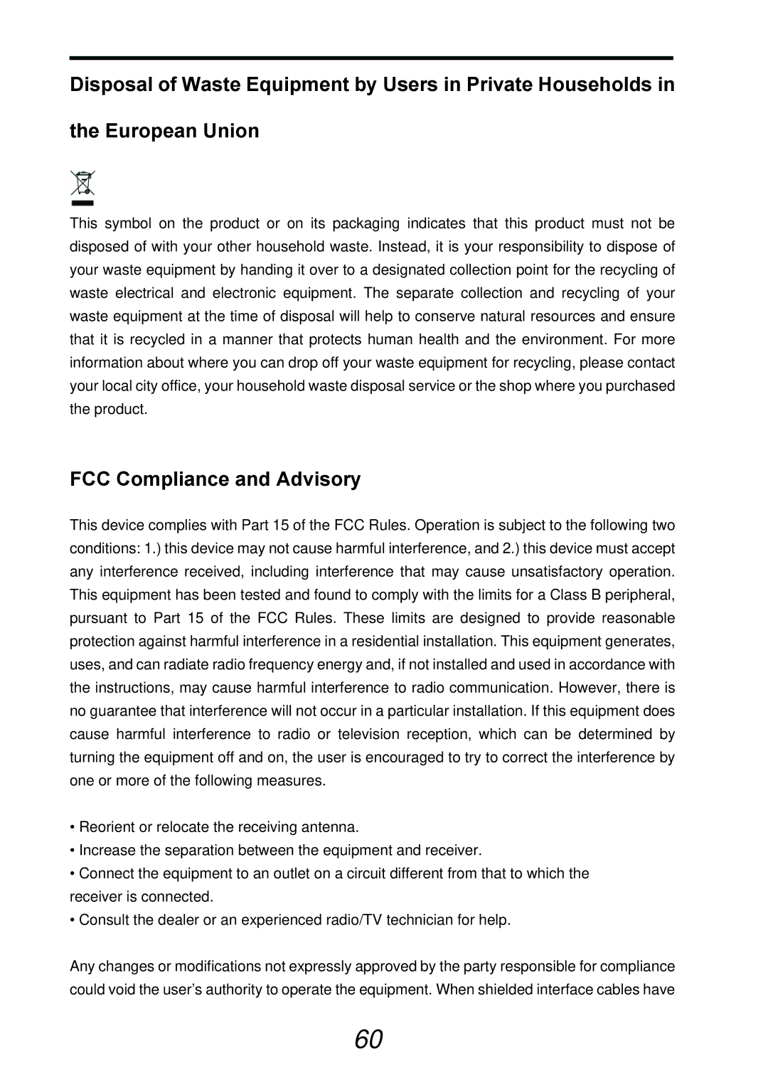 AGFA DC-733s user manual FCC Compliance and Advisory 