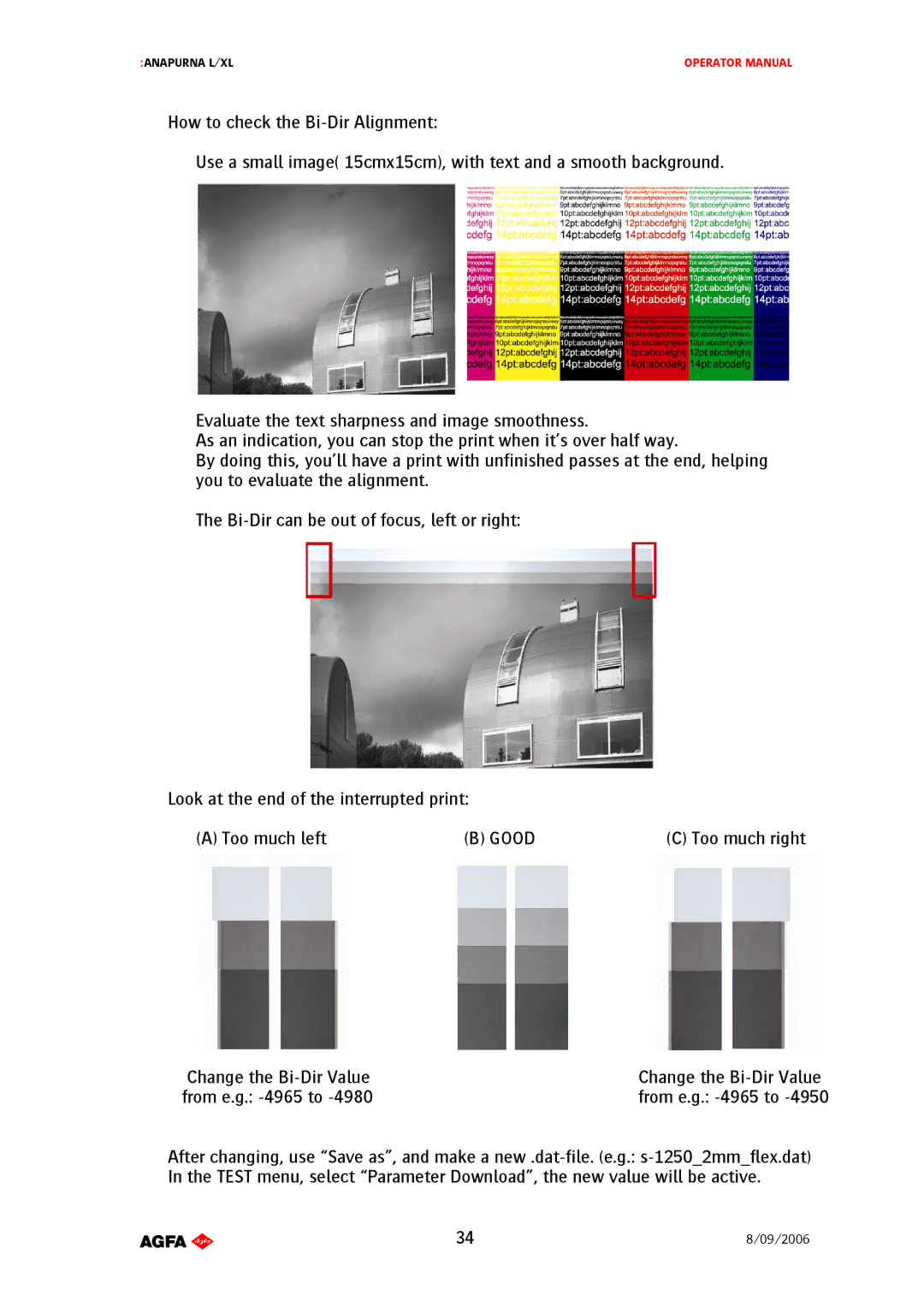 AGFA Printer manual Good 