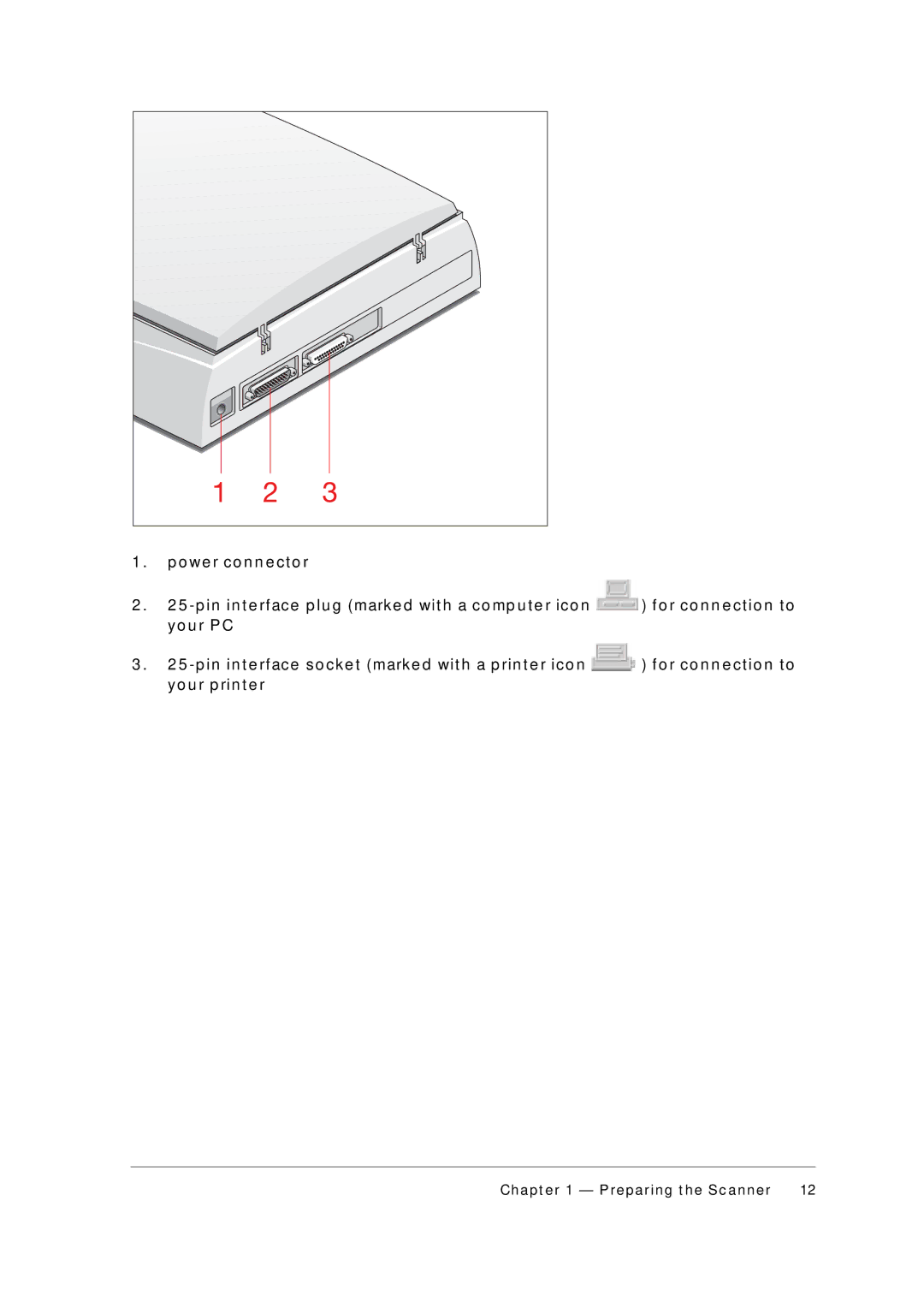 AGFA Scanner appendix O we r c o n n e c t o r, U r P C, U r p rin t e r, R c o n n e c t io n t o 