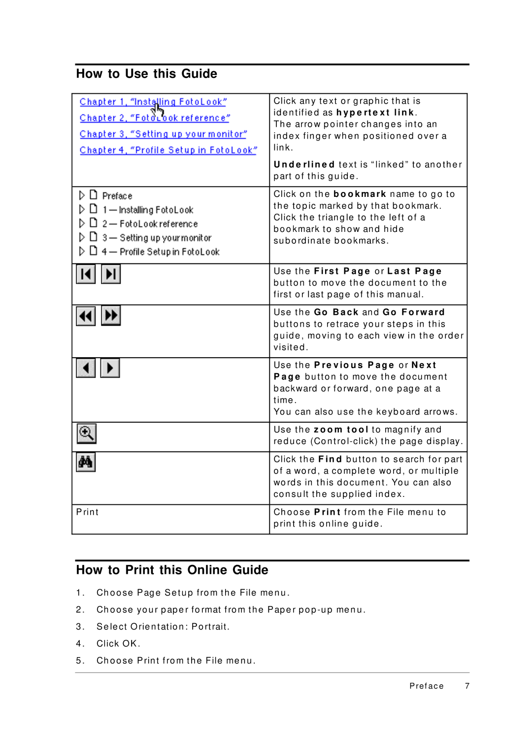 AGFA Scanner appendix How to Use this Guide, How to Print this Online Guide 