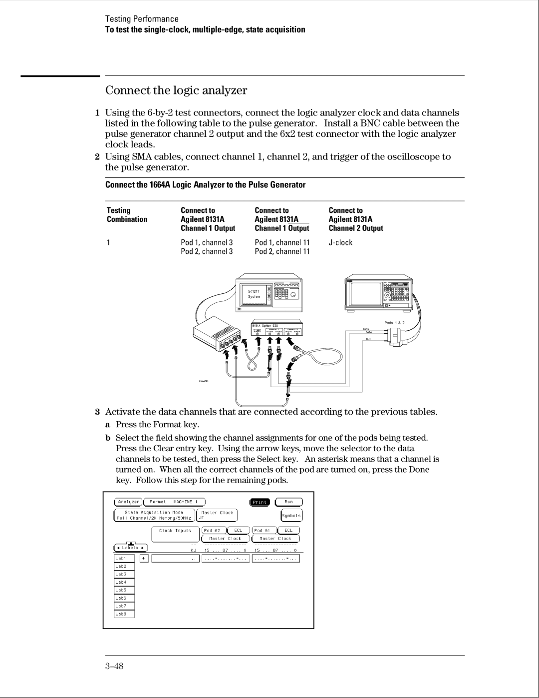 Agilent Technologies 01664-97005 manual Channel 