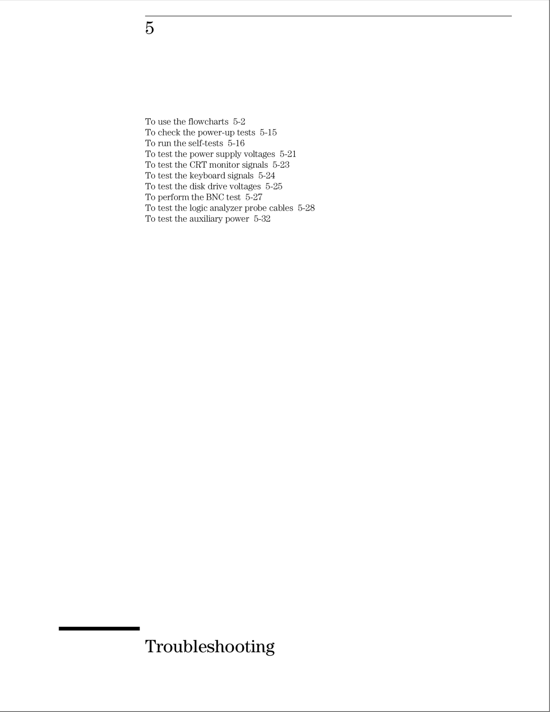 Agilent Technologies 01664-97005 manual Troubleshooting 