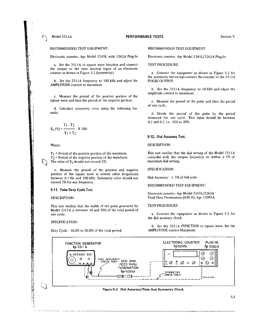 Agilent Technologies 03311-90001 service manual 