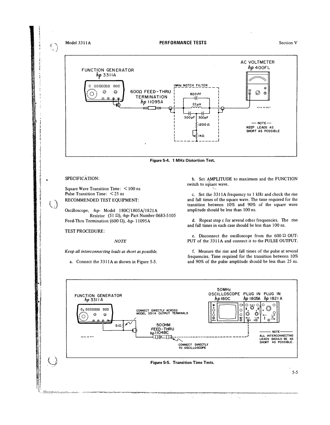 Agilent Technologies 03311-90001 service manual 