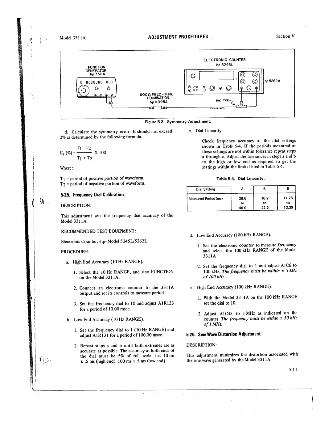 Agilent Technologies 03311-90001 service manual 