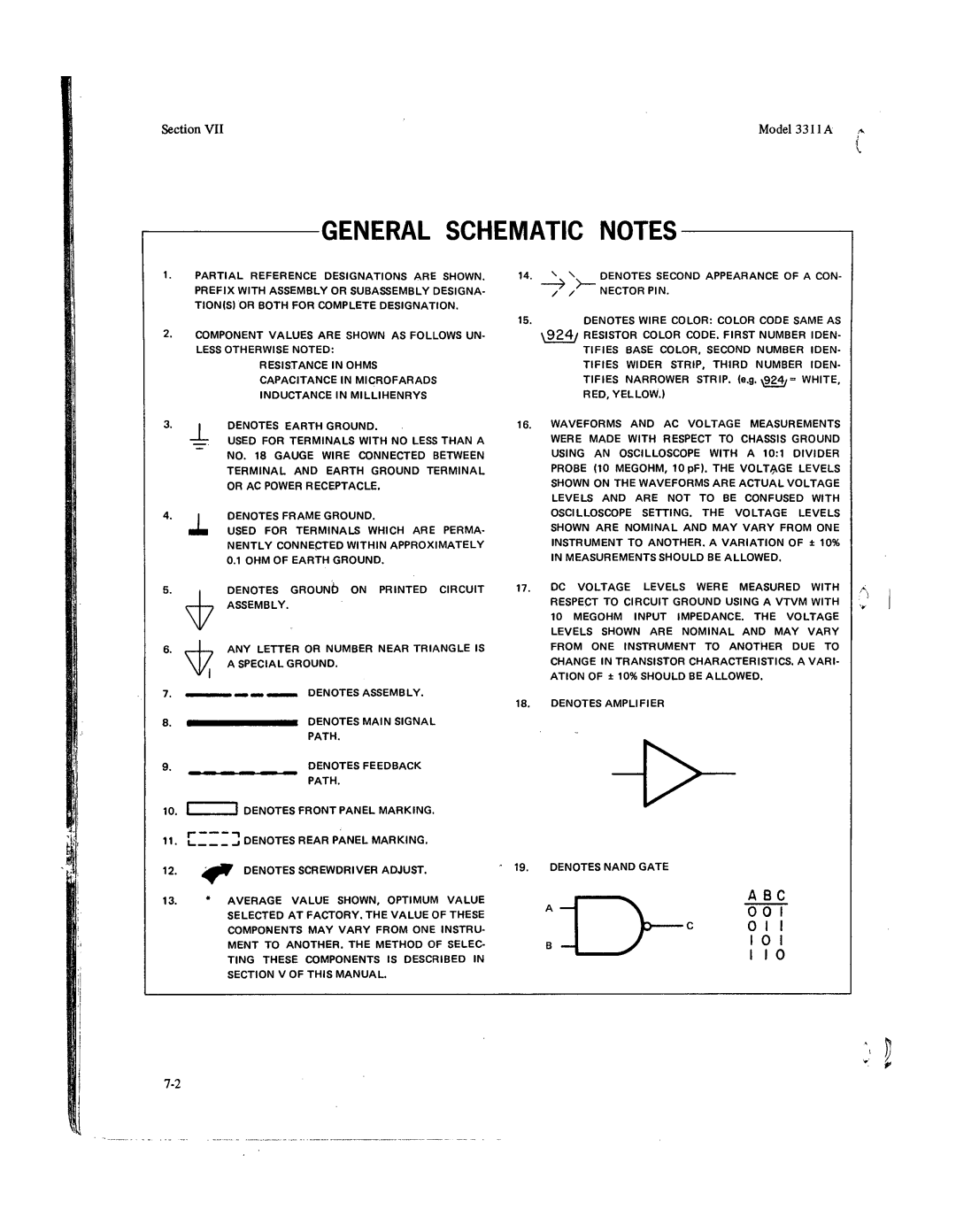 Agilent Technologies 03311-90001 service manual 