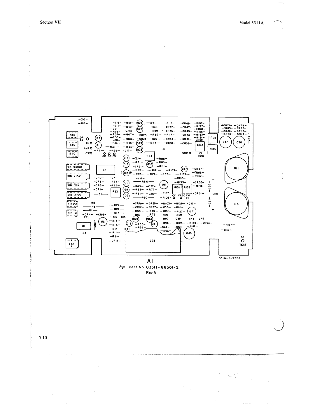 Agilent Technologies 03311-90001 service manual 