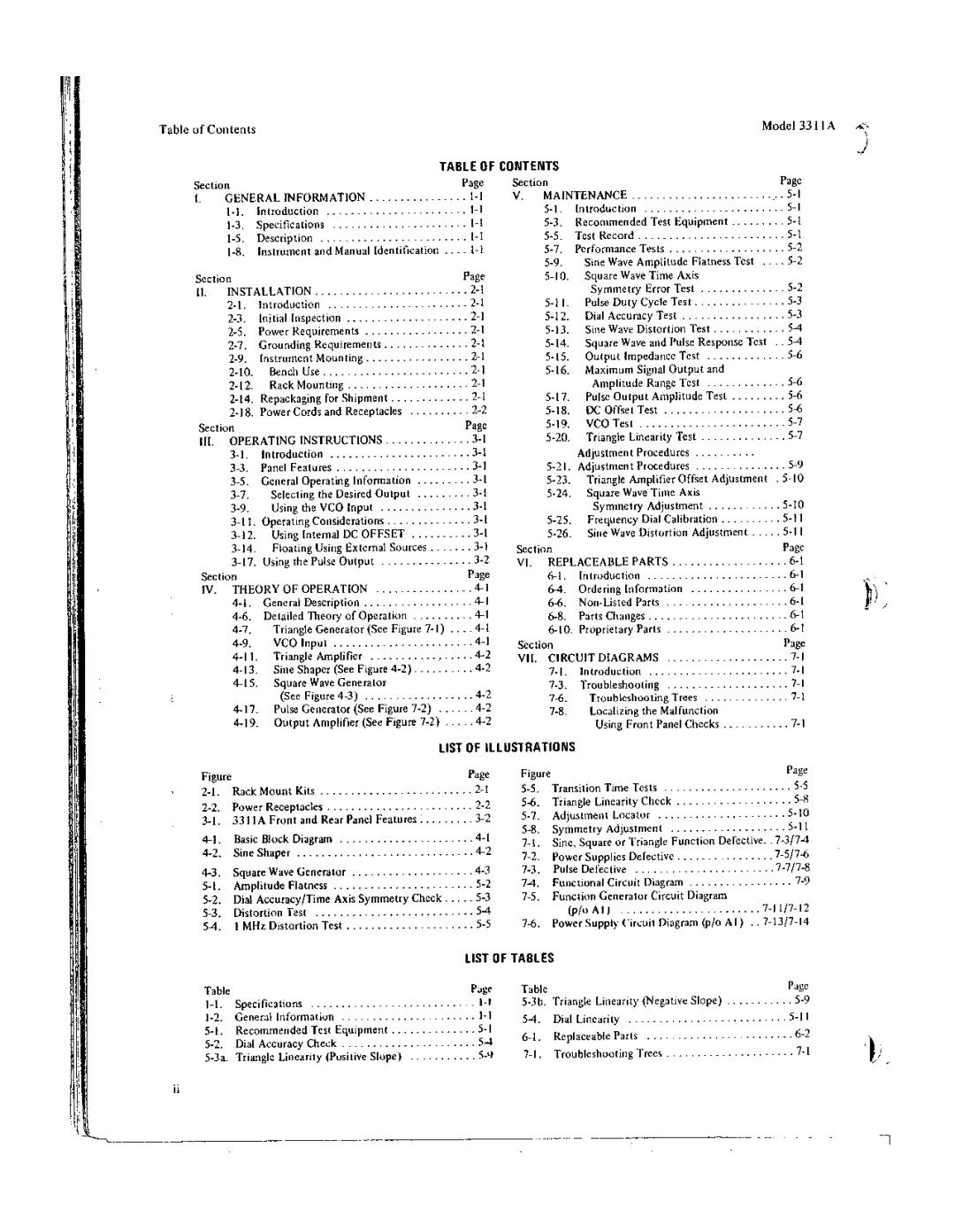 Agilent Technologies 03311-90001 service manual 