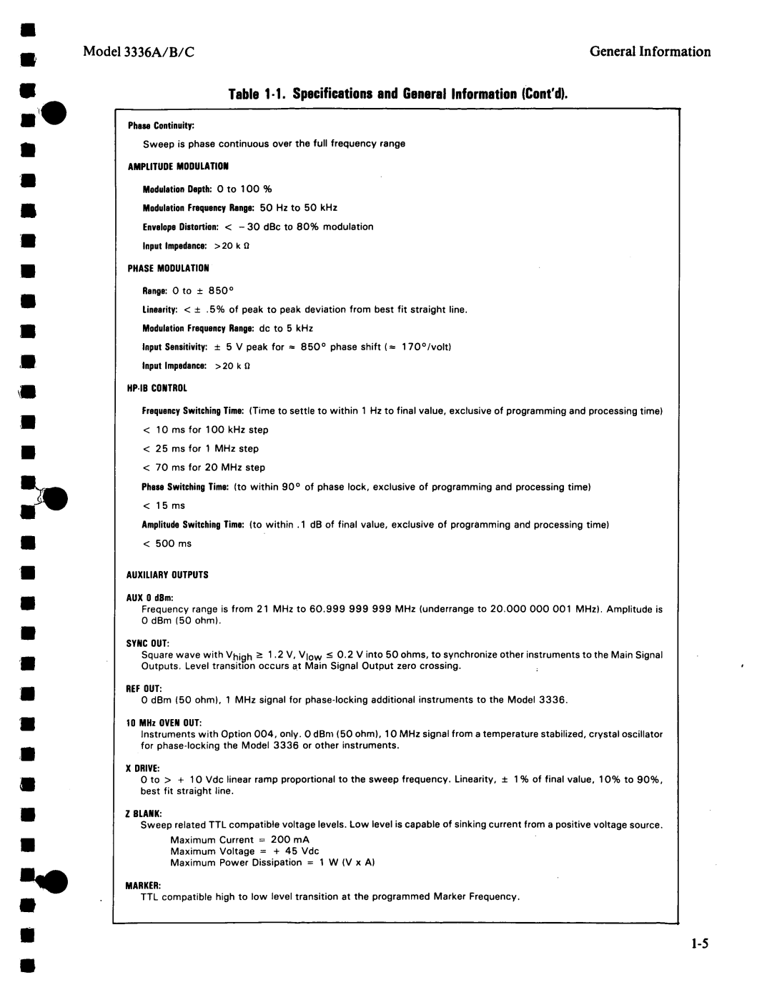 Agilent Technologies 03336-90011 manual 