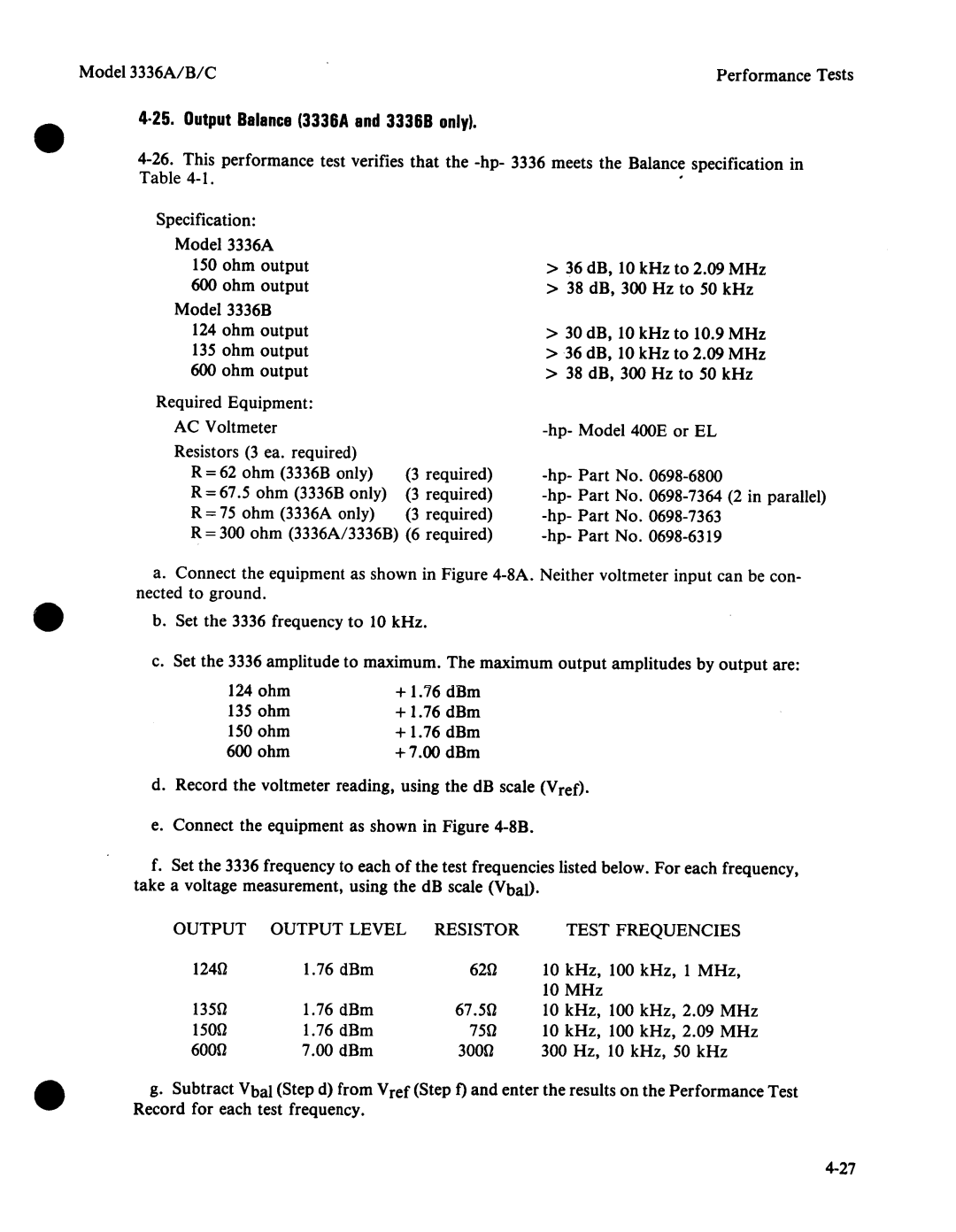 Agilent Technologies 03336-90011 manual 