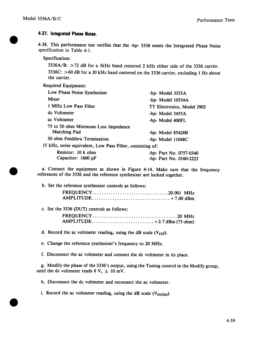 Agilent Technologies 03336-90011 manual 