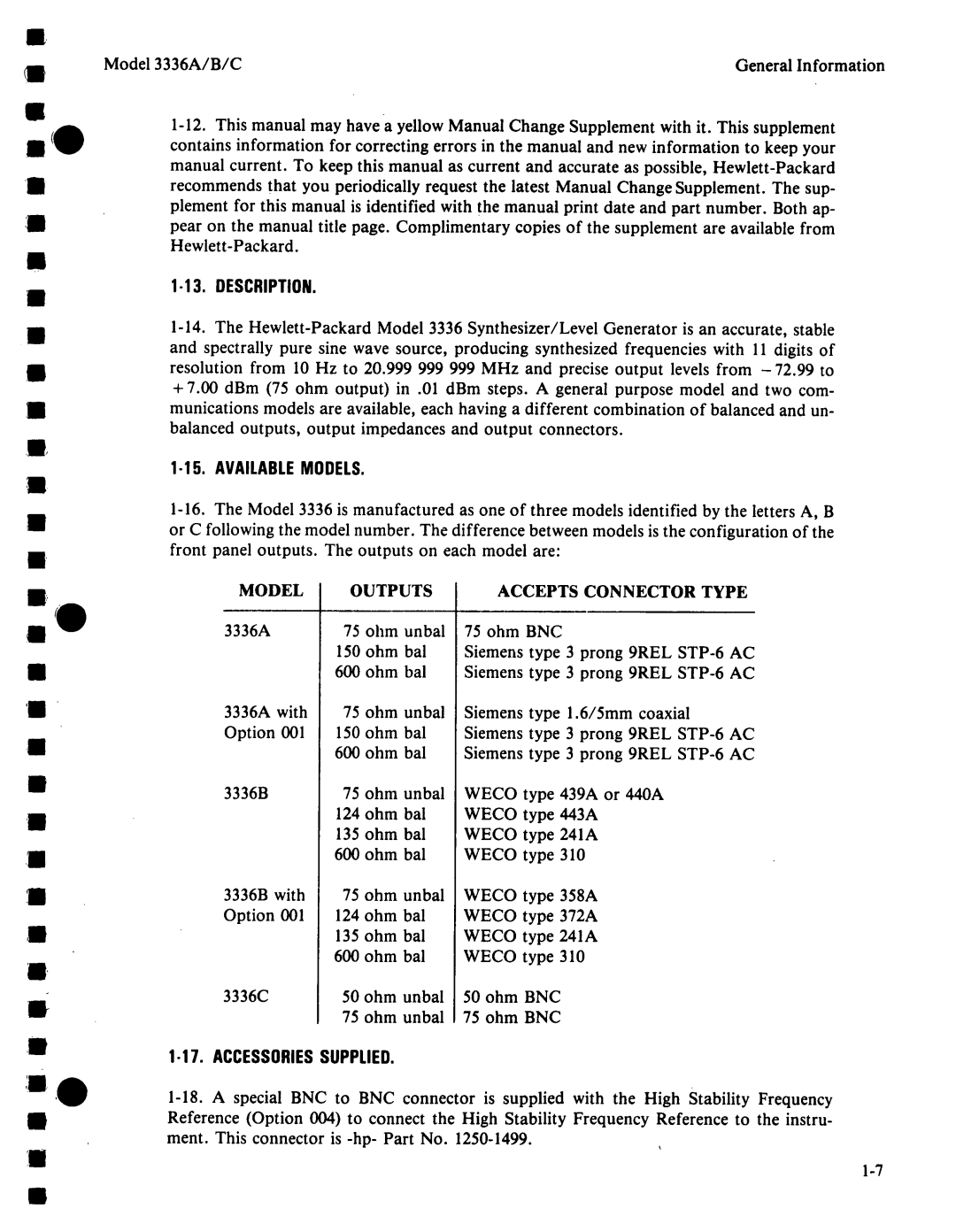 Agilent Technologies 03336-90011 manual 