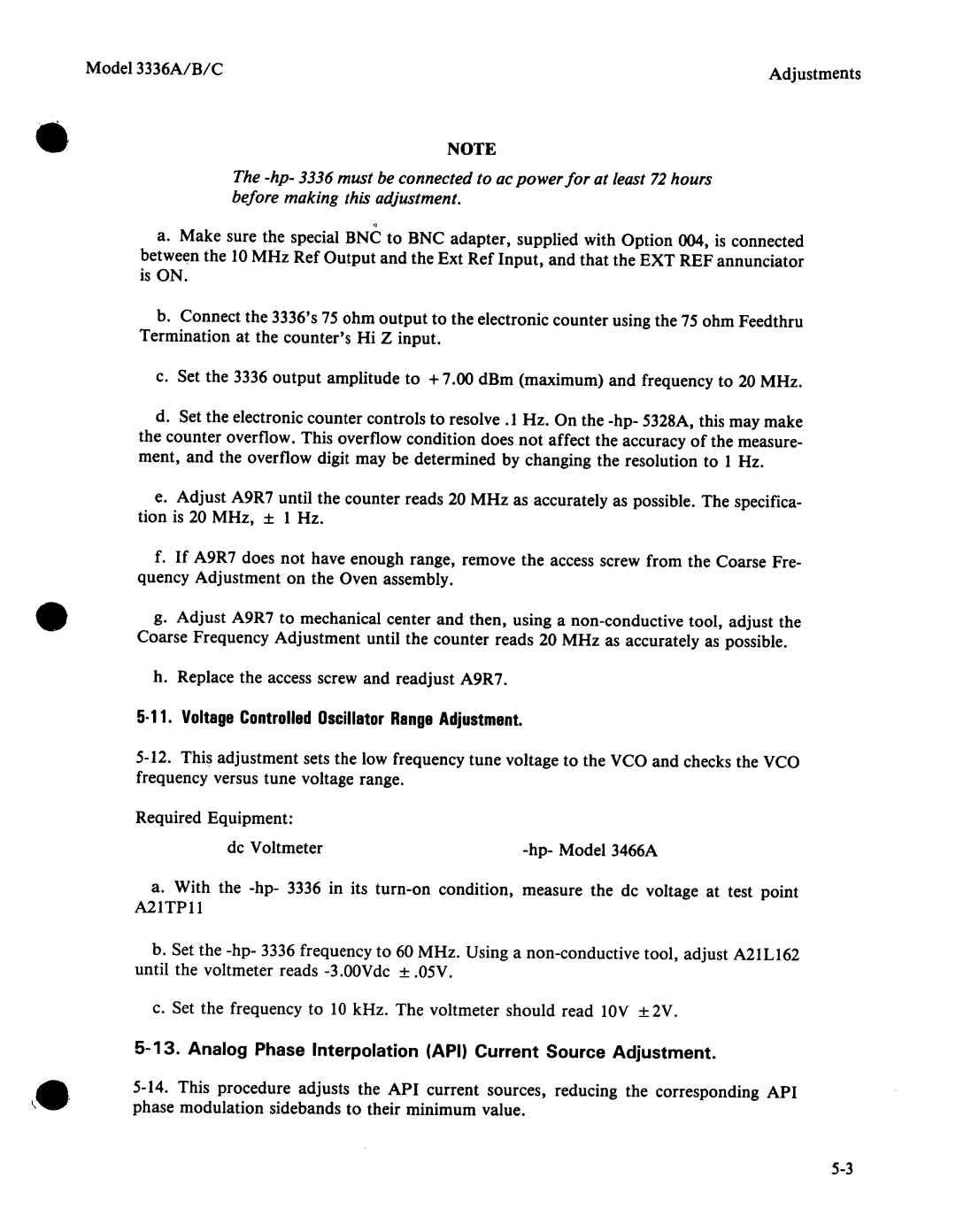 Agilent Technologies 03336-90011 manual 