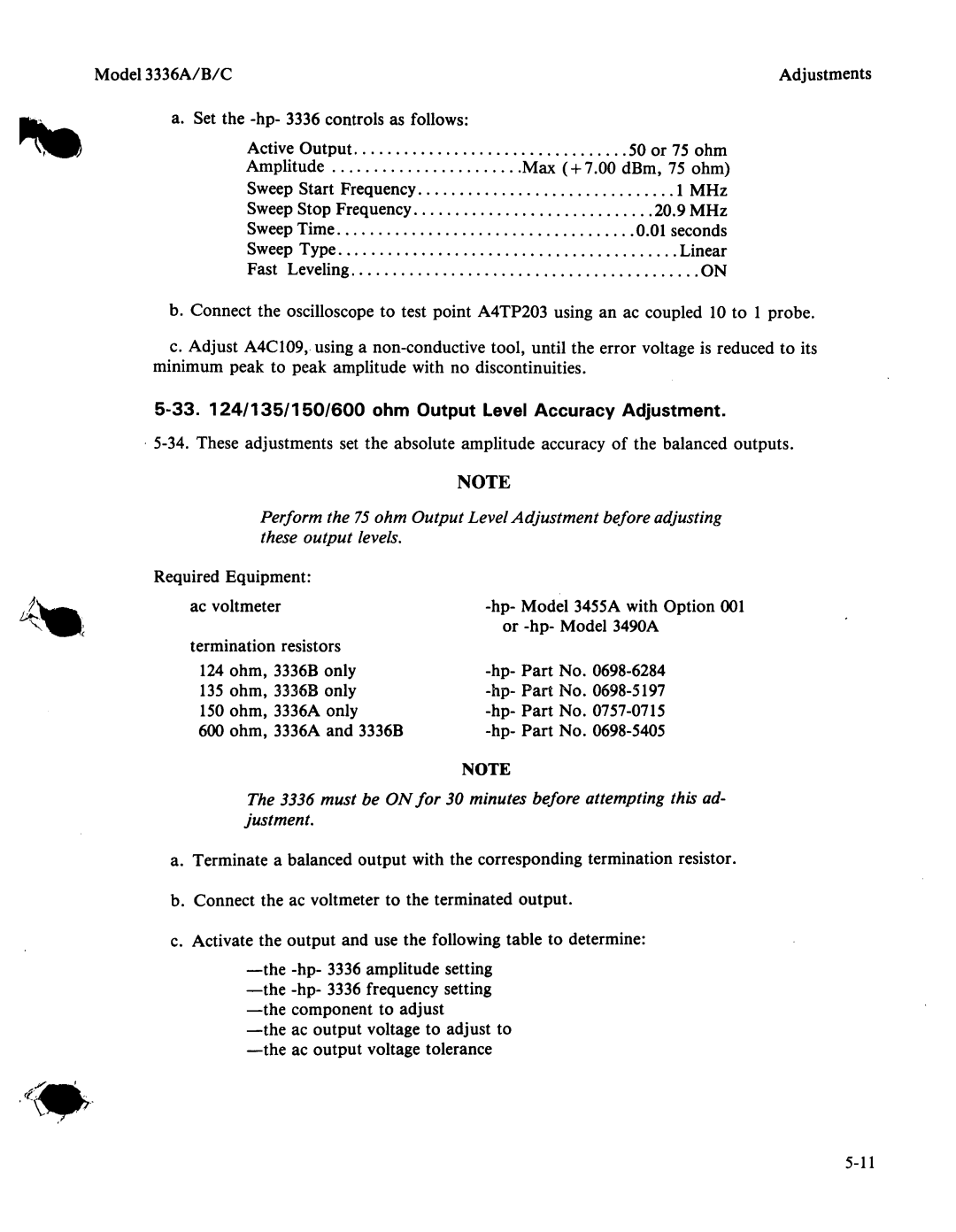 Agilent Technologies 03336-90011 manual 