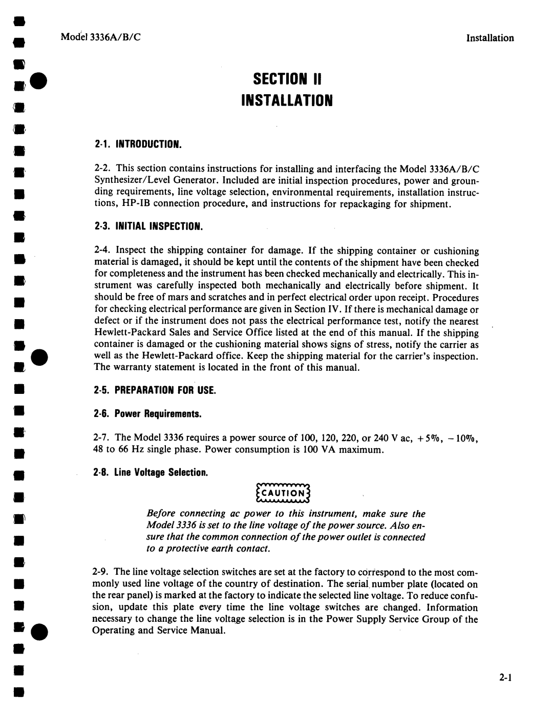 Agilent Technologies 03336-90011 manual 