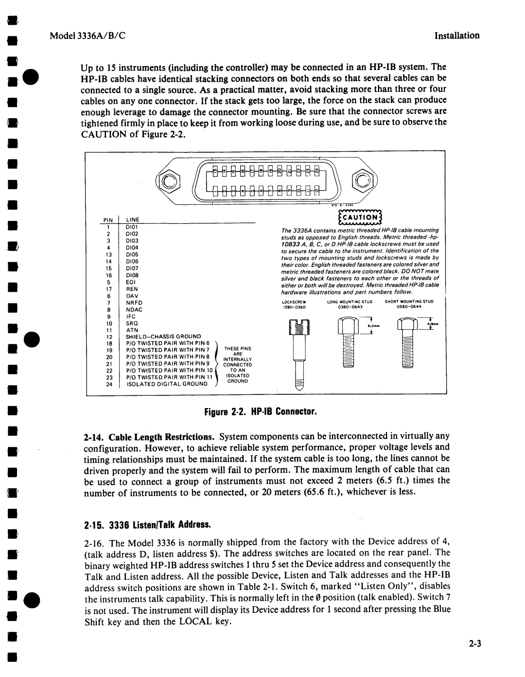 Agilent Technologies 03336-90011 manual 