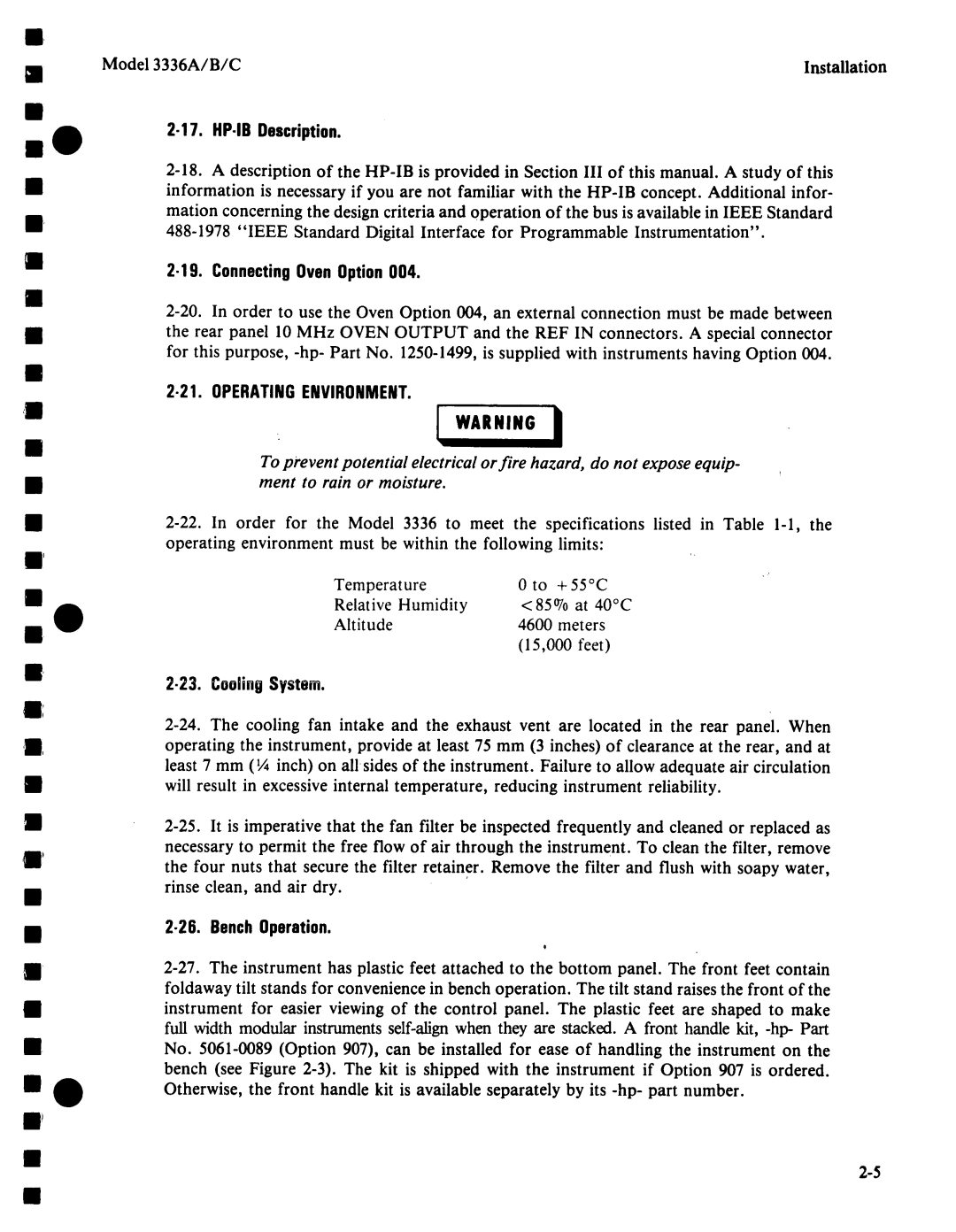 Agilent Technologies 03336-90011 manual 