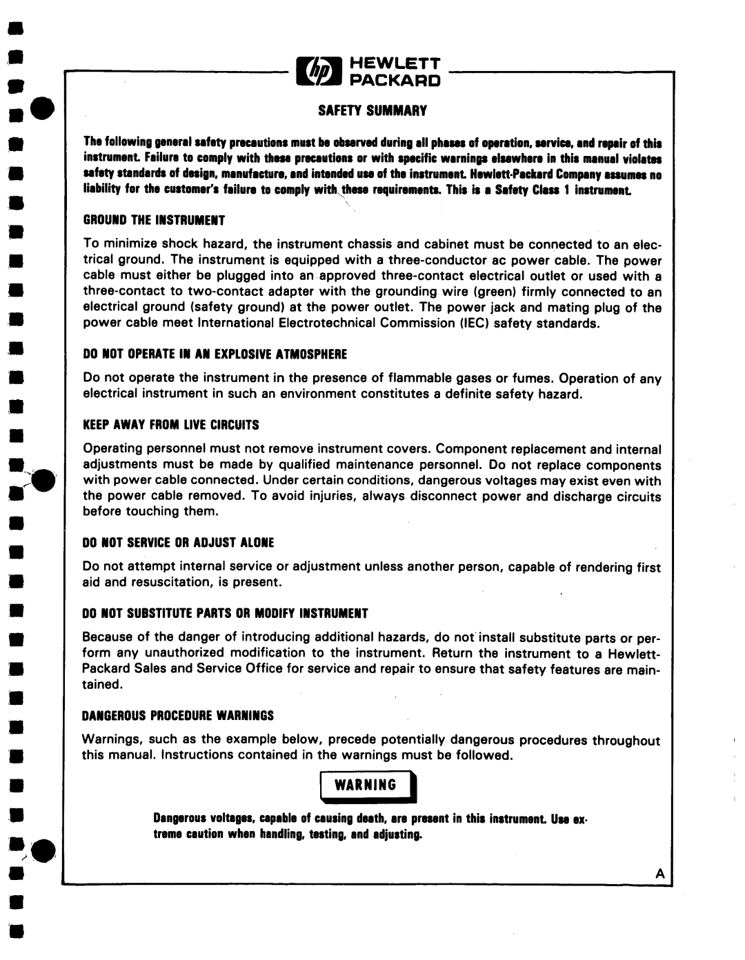 Agilent Technologies 03336-90011 manual 