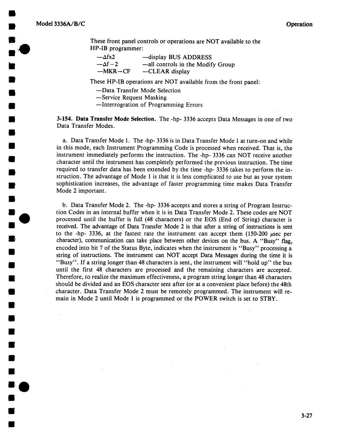 Agilent Technologies 03336-90011 manual 