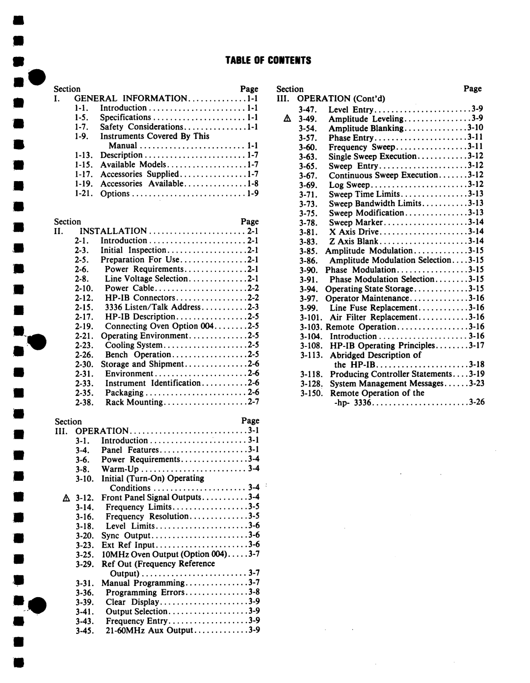 Agilent Technologies 03336-90011 manual 