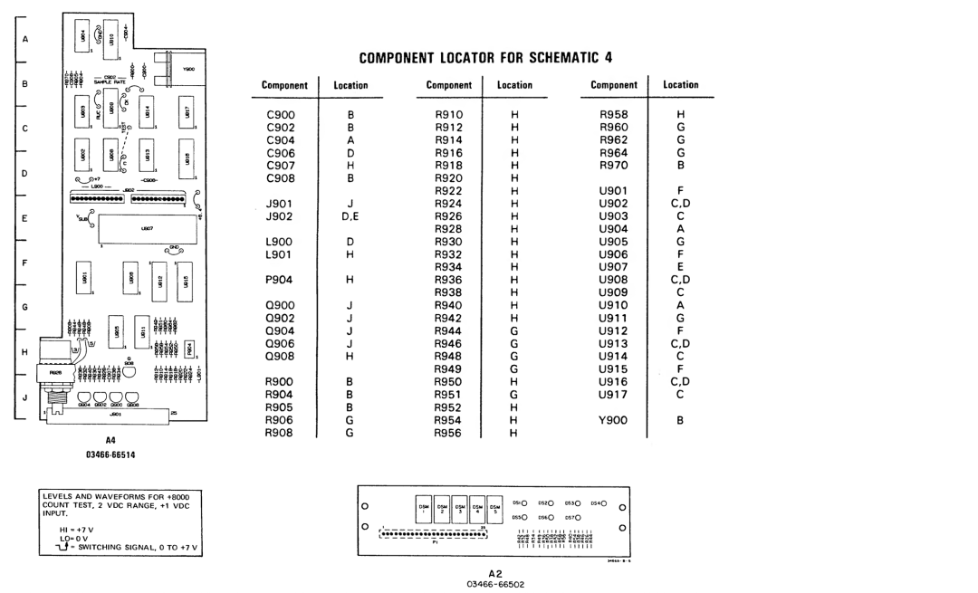 Agilent Technologies 03466-90003 service manual 